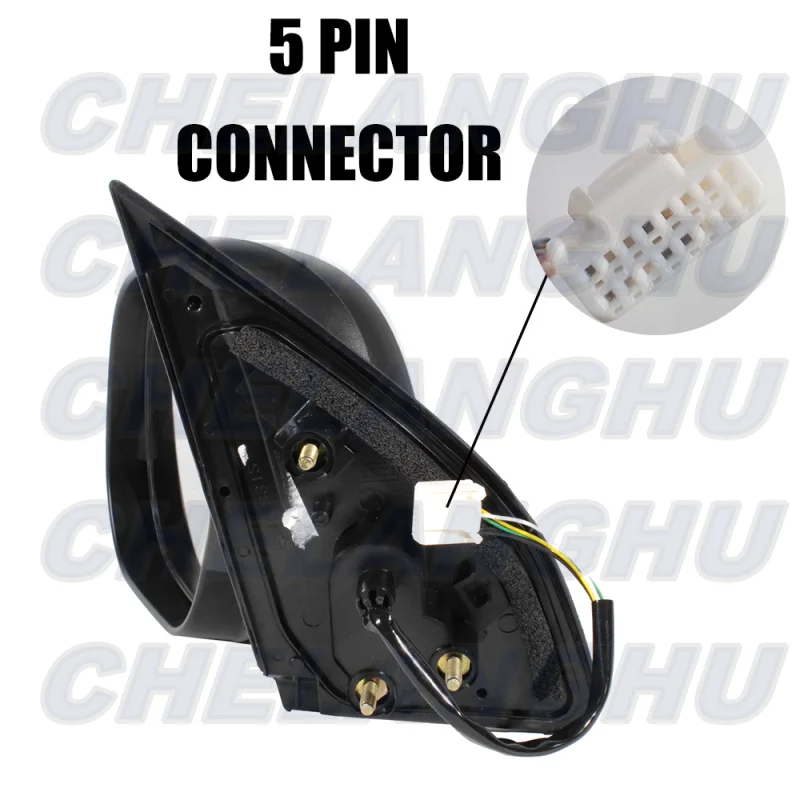 Для Mitsubishi Outlander ASX 2010 2011 2012 левая сторона 5 контактов серебристо-серое окрашенное