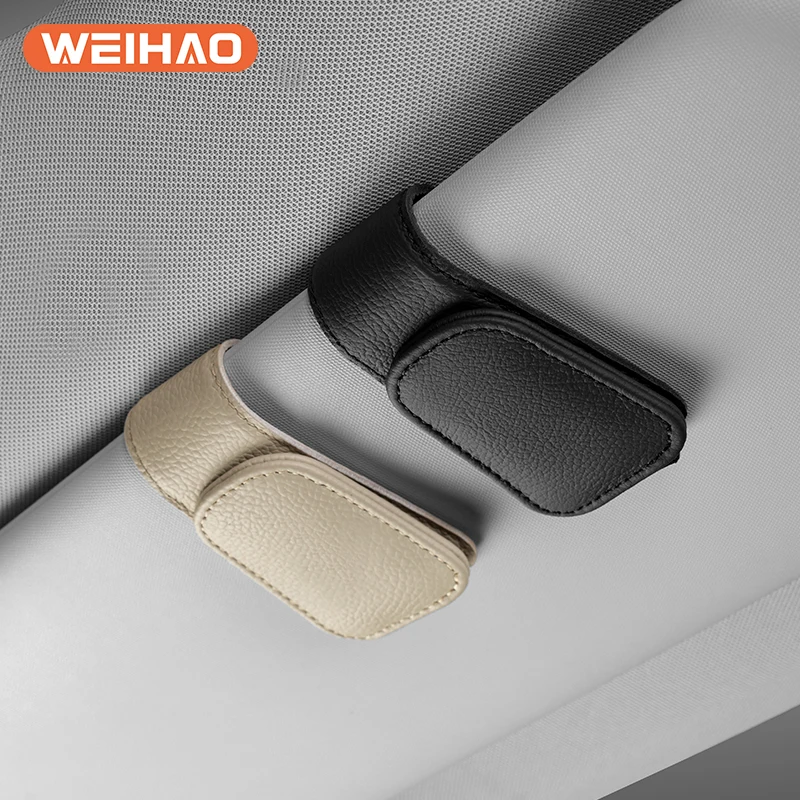 

Universal Car Eyeglass Holder Glasses Storage Clip Auto Interior Organize Accessories Car Sunglasses Holder Spectacle Frame