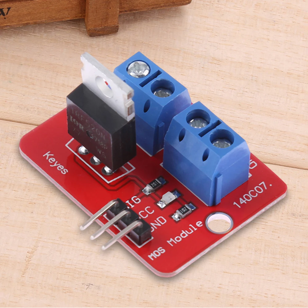 Модуль привода IRF520 0-24 В верхняя кнопка Mosfet плата модуля регулировка ШИМ для Arduino