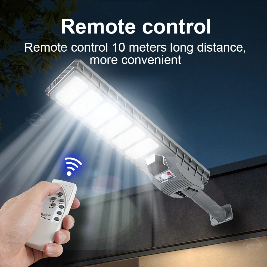 Солнечная Лампа 600 Вт 20000 Лм Большой Солнечный Уличный Фонарь С Датчиком Движения