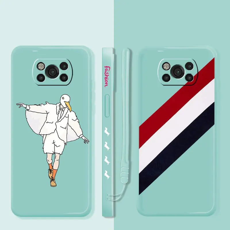 

Slim Fit Square Liquid For Xiaomi POCO F3 X3 NFC 11 Pro M3 10T MI 11 lite 11T X4 M4 Pro 10 Ultra 8 9 Phone Case Pop Street Art