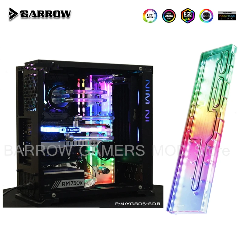 Barrow Distro Plate для IN WIN 805/805C чехол доска воды ПК система жидкого охлаждения