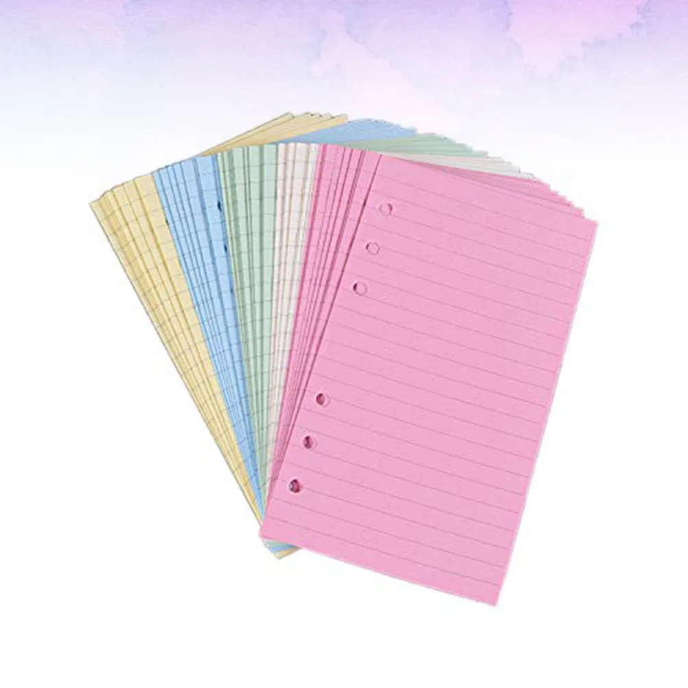 

Paper Refill Planner Binder A5 Loose Leaf Refills Notebook A6 Filler Lined Diary Hole Ruled Ring Papers Pages Sheets Refillable