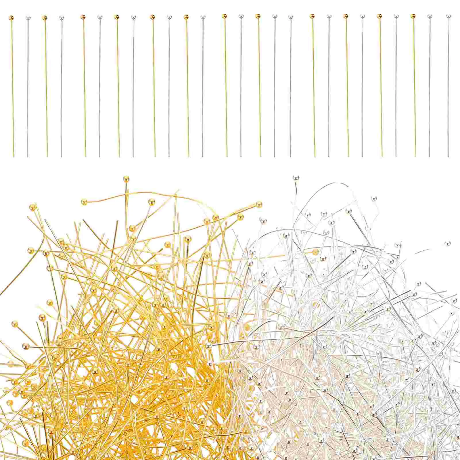 

Necklace Making Supplies Crafts Head Stainless Steel Jewelry Bracelet Supplies Metal Headpin Brass Head