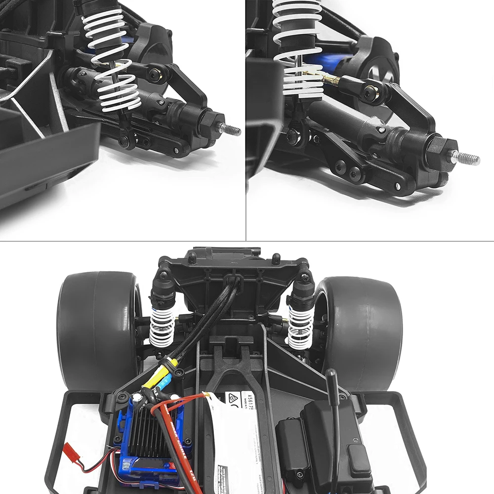YEAHRUN Алюминиевый сплав задней подвески башня для крепления амортизатора Drag Slash 1/10