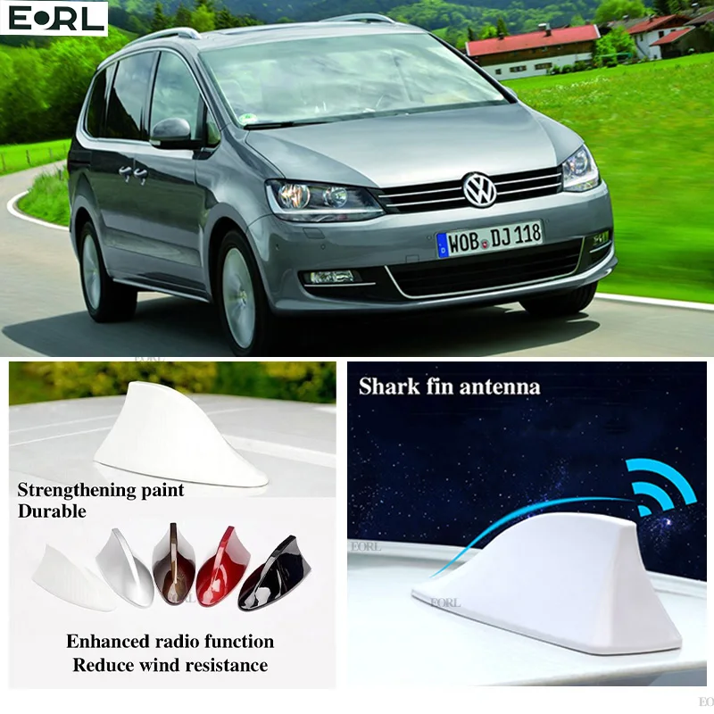 

For VWSharan 7N 2011~2019 Shark Fin Antenna FM Signal Super Aerials Amplifier Waterproof Signal Amplifier FM/AM Radio Aerials