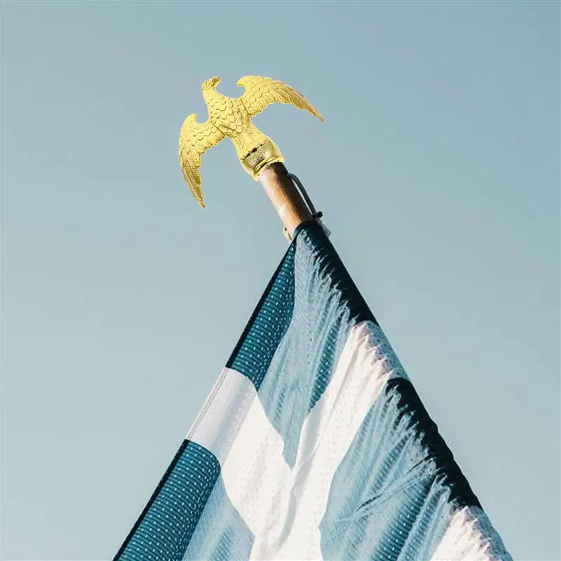 Нежный флагшток в форме орла верхнее украшение наружный торцевой орнамент