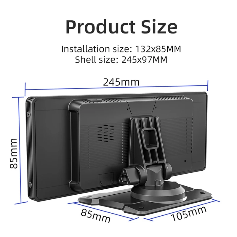 10 26-дюймовый автомобильный MP5-плеер с сенсорным экраном Carplay MP5 Портативная аудио-