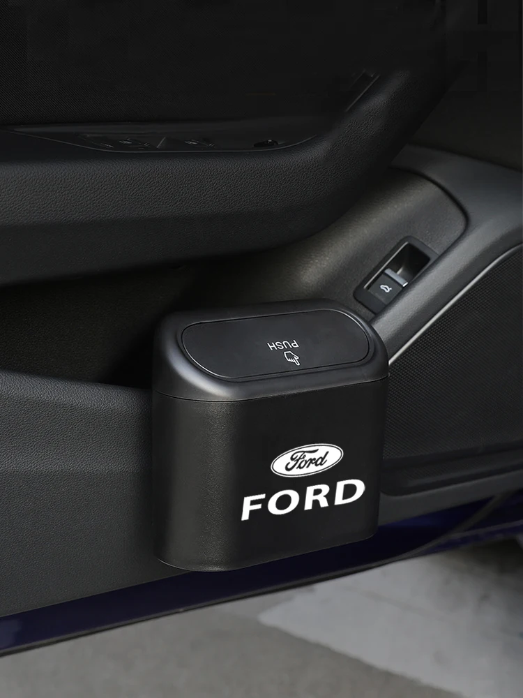 

Hanging Car Trash Can Vehicle Garbage Dust Case Storage Box Accessories For Ford Escape Kuga Mondeo Ecosport Fiesta Focus 2 3