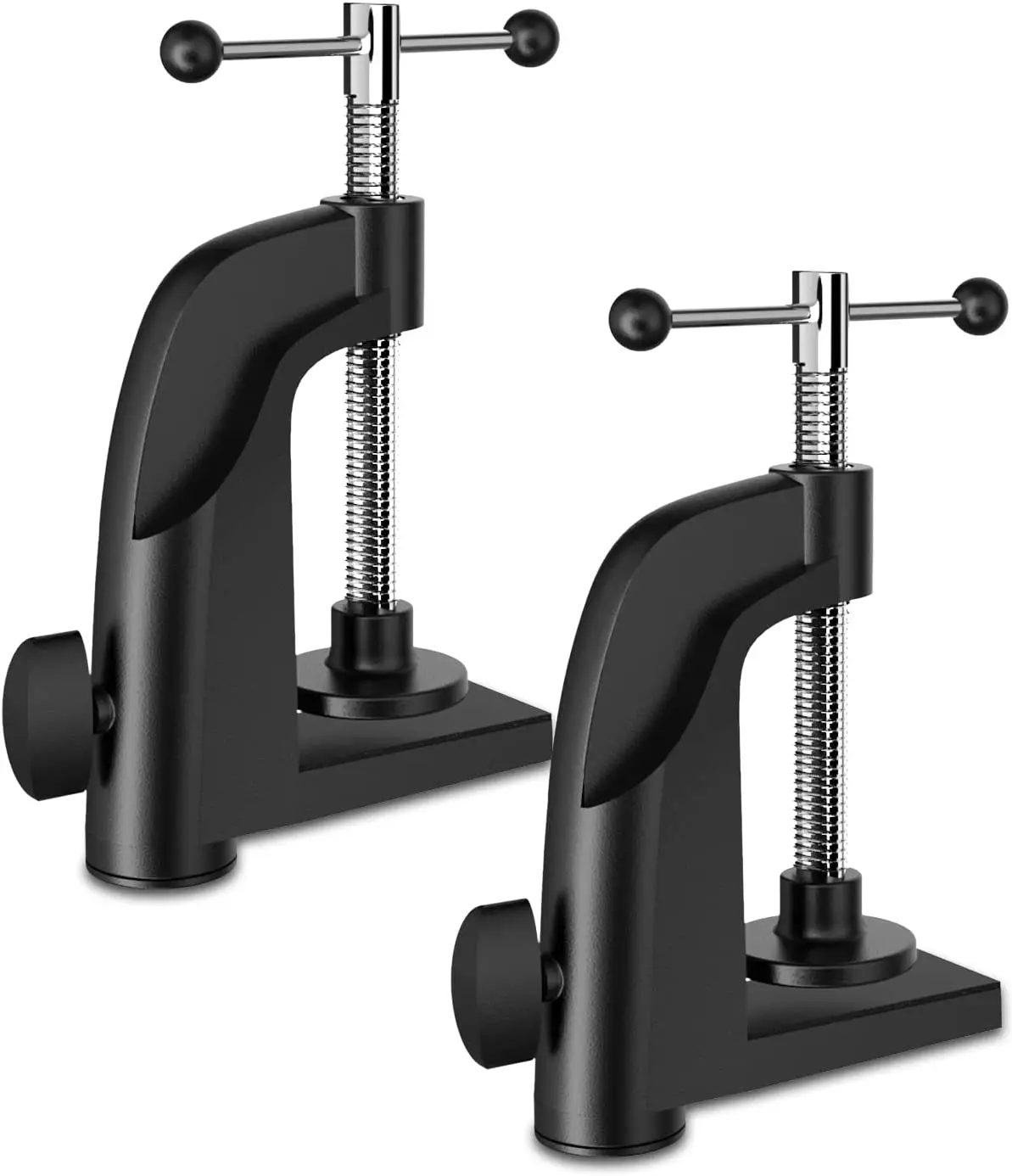 

Seetop 2 PCS C Shape Desk Table Mount Clamp for Microphone Upgrade Metal Mic Suspension Boom Scissor Arm Stand Clamp with Adjust