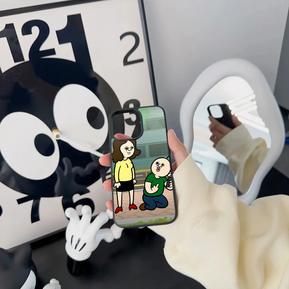 Милый мультяшный чехол Bbang для телефона IPhone 11 12 13 14 15 16 Plus Pro Max зеркальный