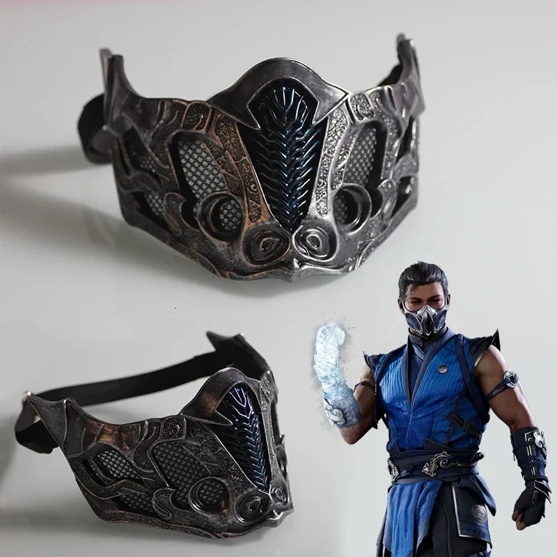 Фото ❤️ Косплей ❤️ Маска для косплея Sub-Zero: Скорпион и Би-Хан (Нуб Сайбот) из игры Mortal Kombat, реквизит для ролевых игр, Хэллоуина и карнавалов ❤️ №4
