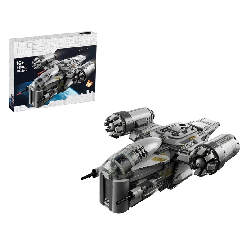 

With Original box The Razored Crest 1023 pcs Dirigible Model Building Blocks Bricks Toy Christmas Birthday Gift Compatible 75292