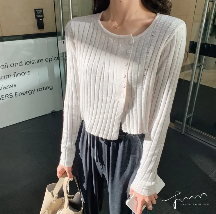 

Женский свитер с круглым вырезом, однотонный вязаный свитер в рубчик, облегающий пуловер с длинным рукавом, Осень-зима 2022