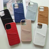 leather card phone case for apple iphone 13 pro max mobile phone cover iphone 12 11 pro max all inclusive hard pc phone shell