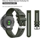Ремешок для Garmin 245, официальная кнопка, силиконовый ремешок для часов, спортивный ремешок для Forerunner 245M645Vivoactive 3шнур, браслет SQ