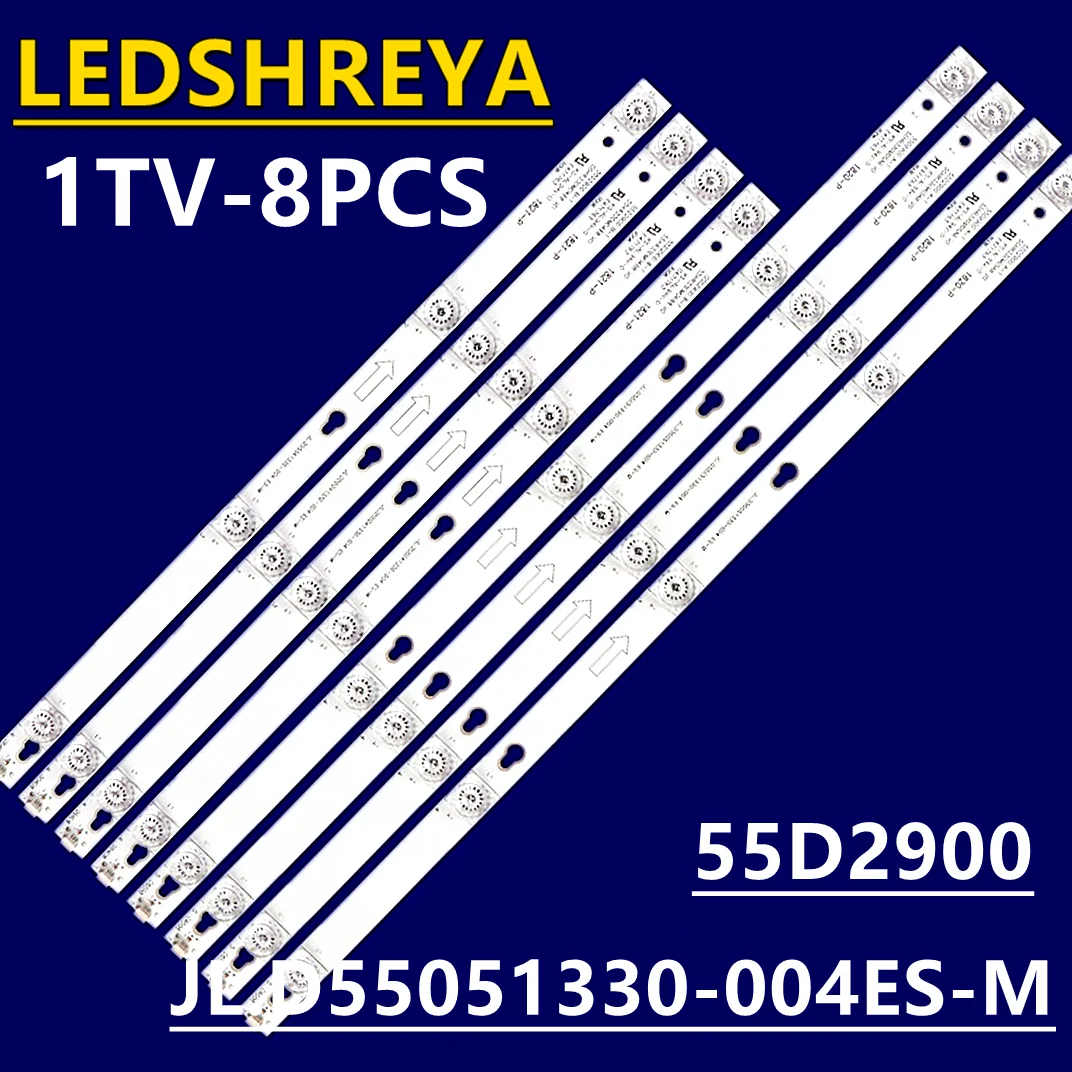 

)LED Backlight Strips (8) PCS for 55S405LEAA 55S405TKAA TCL 4C-LB5504-HR / 4C-LB5505-HR