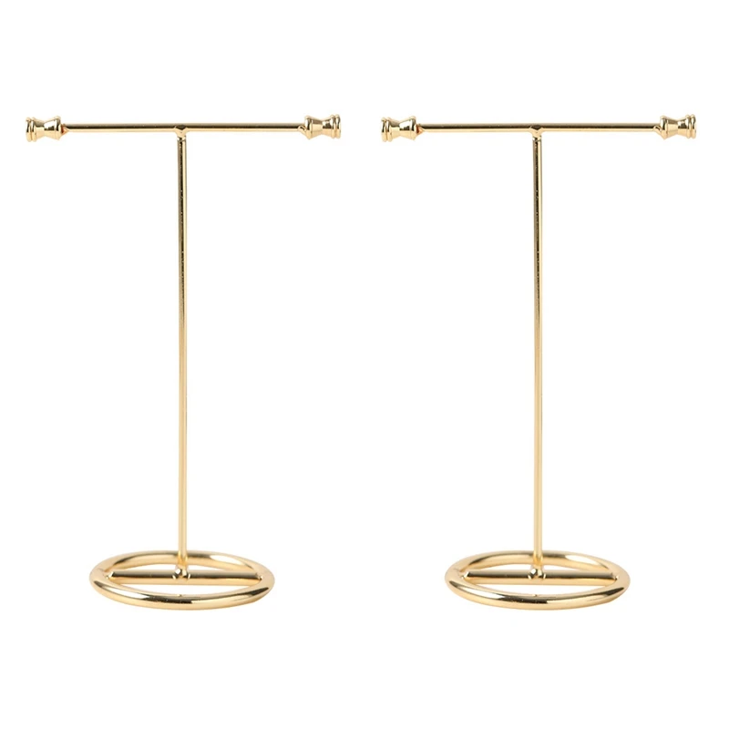 

2X Jewelry Display Stand Show Rack Earring Rack Jewelry Rack For Earrings Necklace Storage Jewelry Large
