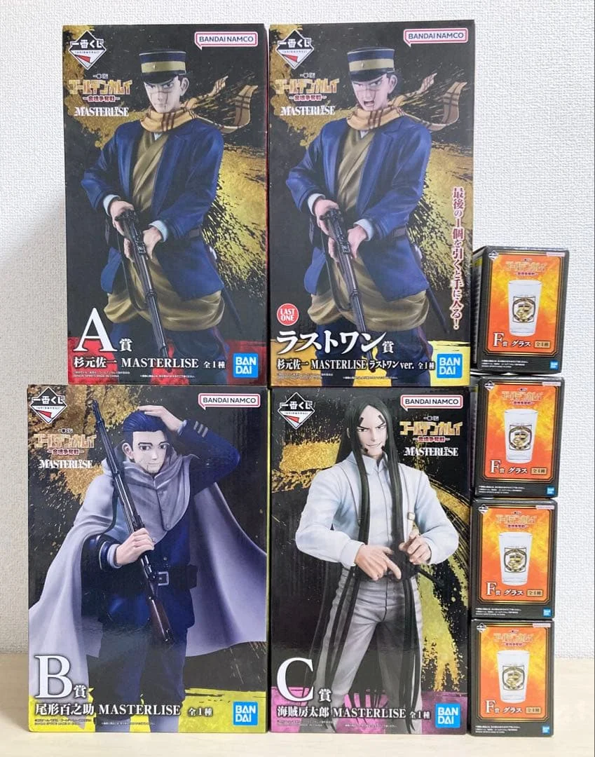 Фото Аниме-фигурки Bandai Ichiban Kuji Golden Kamuy Gold Rush Battle: Сугимото Саичи, Огата Хякуносукэ, Кайзоку, Ботаро — модель, игрушка, подарок №2