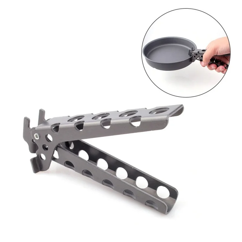 

Outdoor Camping Pot Pot Gripper Handle Bowl Gripper Fireproof Pot Pot Gripper Rack Picnic Household Kitchen Tools