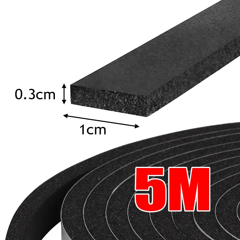 

Звукоизолирующая пенная лента черная 3/8 мм