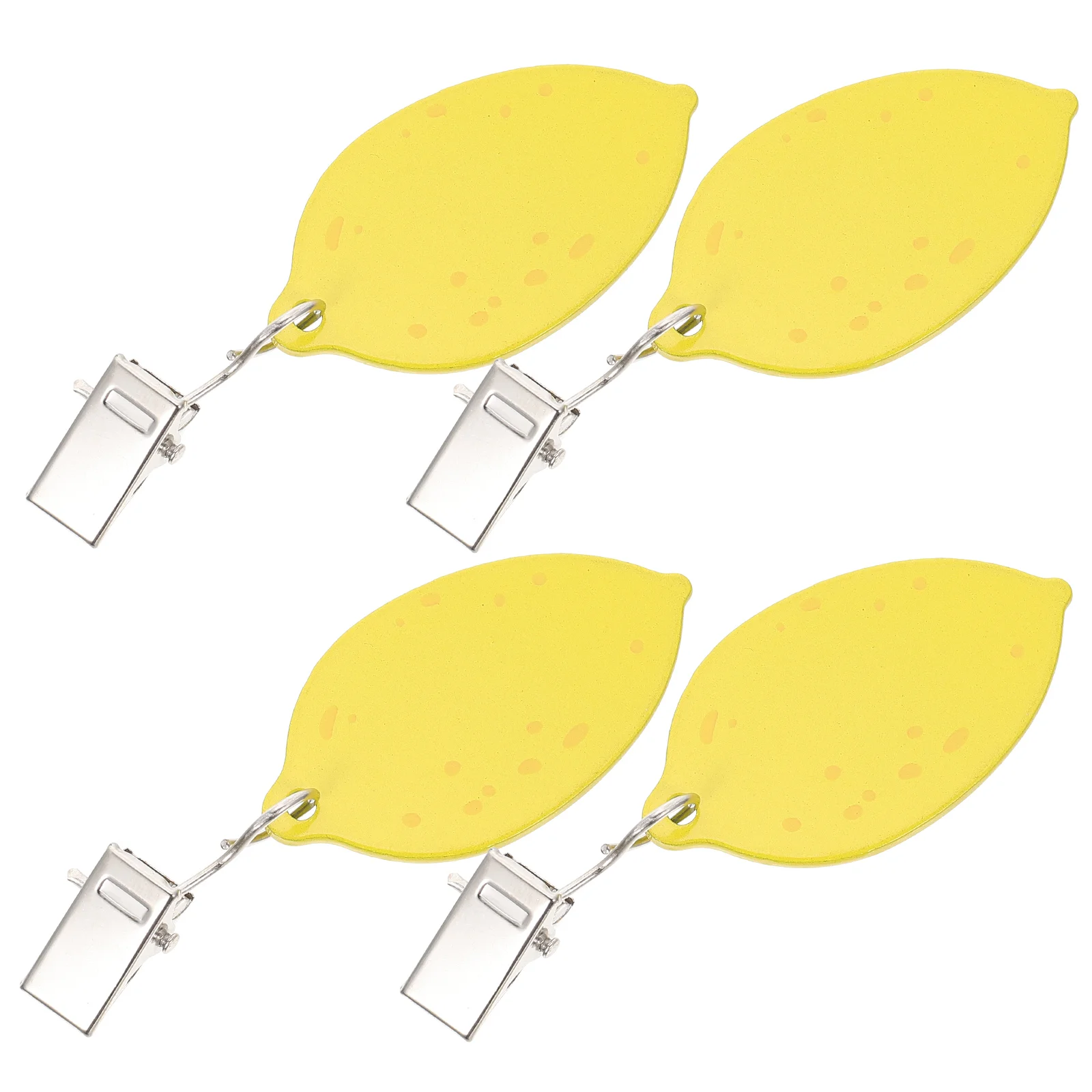 

4 Pcs Tablecloth Weight Clips Outdoor Curtains Fruits Weights Summer Decor Runner Pendant