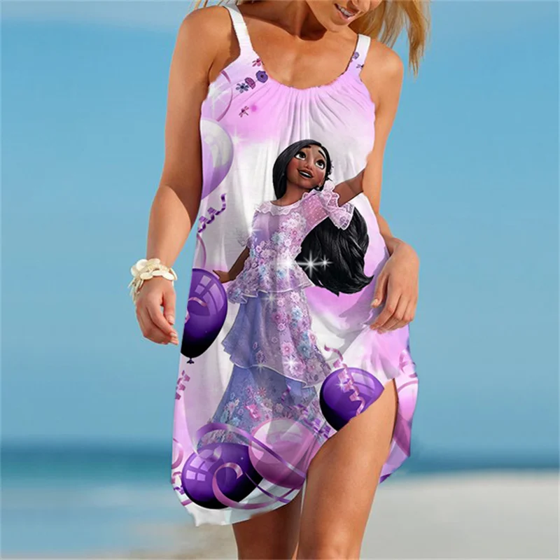 

Mini Elegant Dresses for Women Summer Disney Encanto Dress Bodycon Sexy 3D Slit Fomal Wedding Evening Party Dress 2023