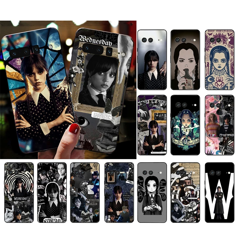 

Phone Case for Google Pixel 7 Pro 7 6A 6 Pro 5A 4A 3A Pixel 4 XL Pixel 5 6 4 3 XL 3A XL 2 XL Wednesday Addams Family Tv Case