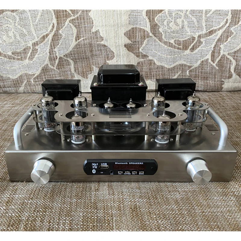 Вакуумный трубчатый усилитель Lyele Audio 6n2 6p 1/6p15 Hi-Fi параллельная трубка Vu Meter Bluetooth 5 0