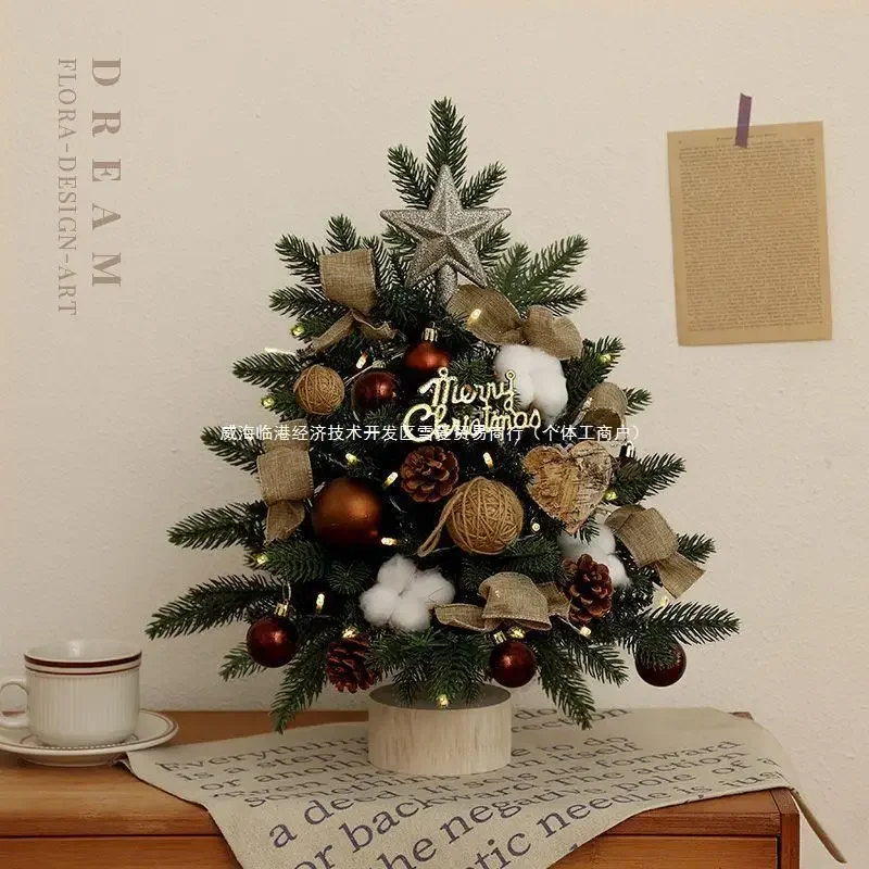Рождественская елка бытовые рождественские украшения настольная ветерная