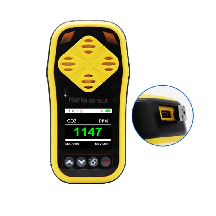 

Renke RS-MG41-CO2 portable gas leak detector LCD screen co2 gas sensor