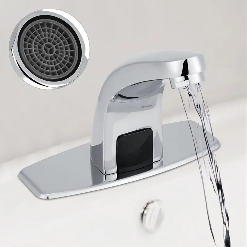 

Automatic Hands Free Infrared Water Basin Faucet Touchless Sink Mixers Sensor Tap Bathroom, Sensor Faucet