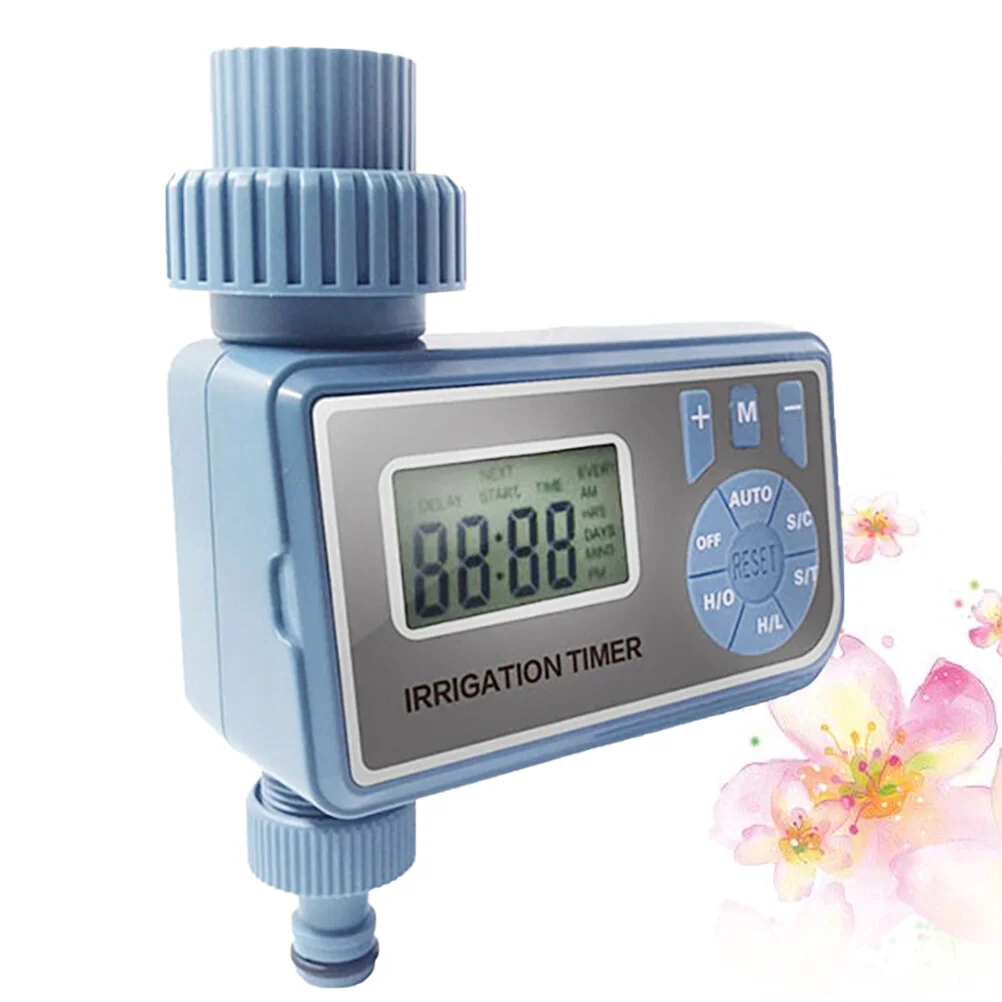 

1 шт., таймер полива, контроллер воды для сада, без (небесно-голубого цвета)