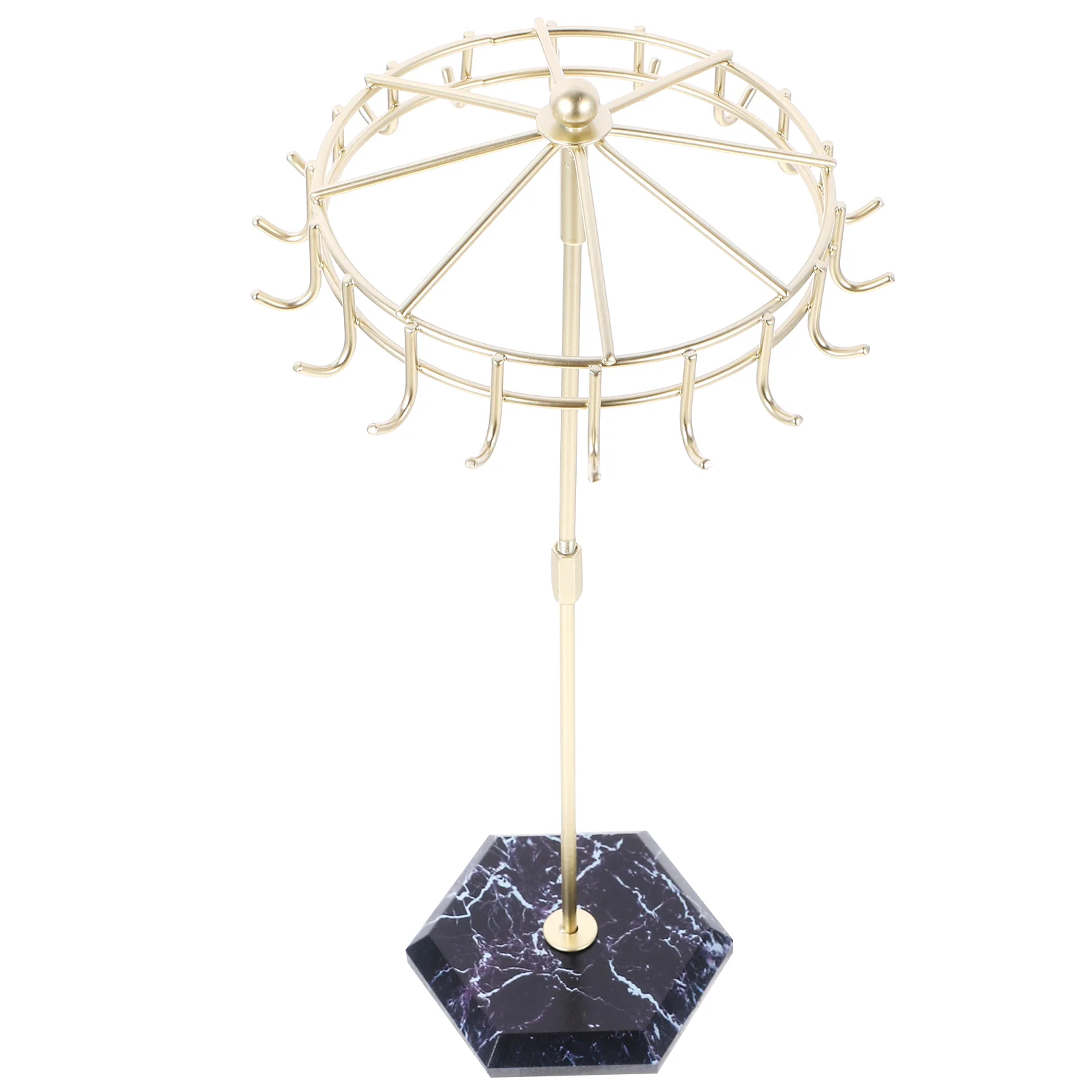 

Necklace Display Holder Hanging Organizer Light Luxury Rack Stand Iron Jewelry Hanger Earring
