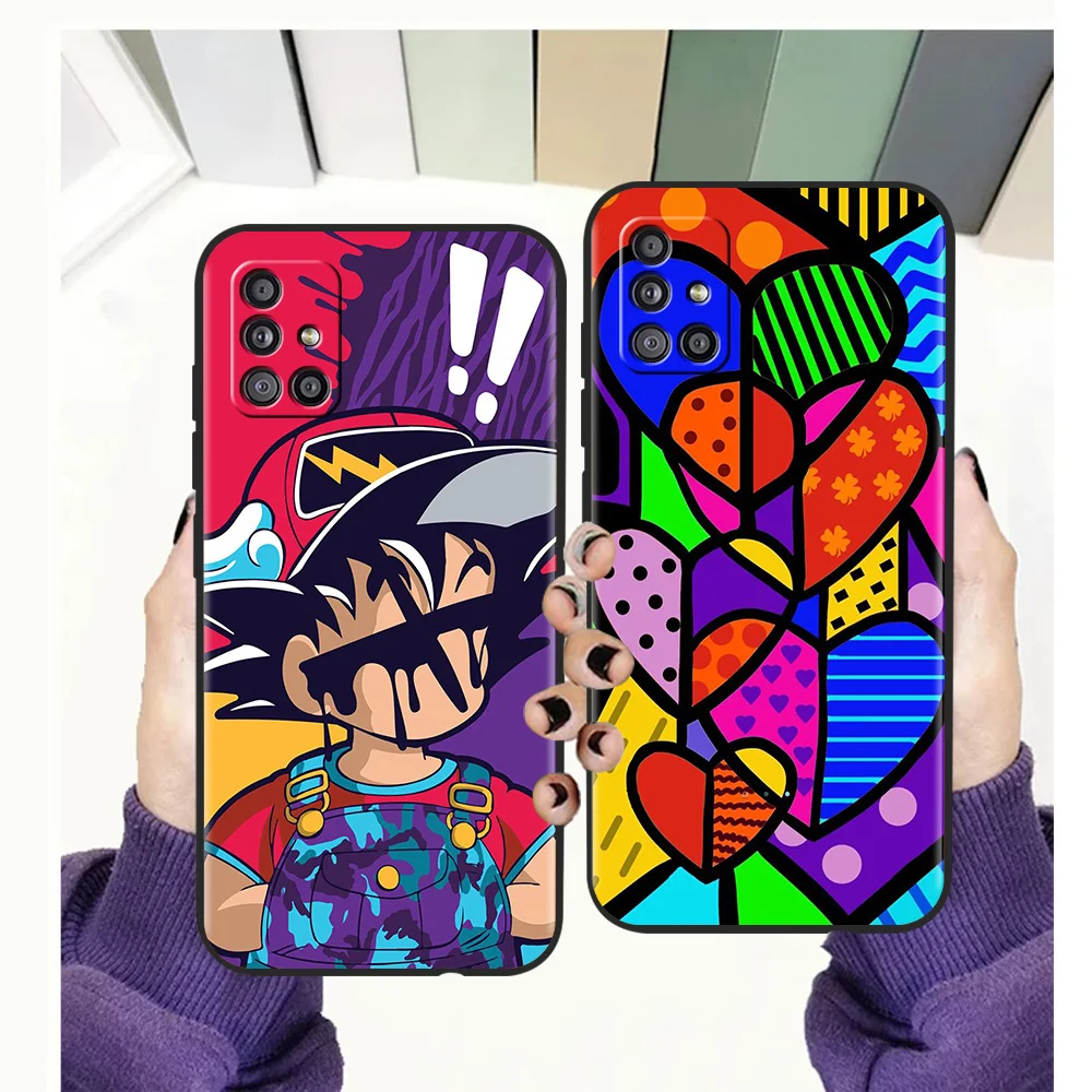 

Picasso Abstract Art Silicone Case For Samsung Galaxy A32 A52 A13 A22 A72 A51 A71 A41 A11 A31 A21S 5G Luxury Phone Cover Shell