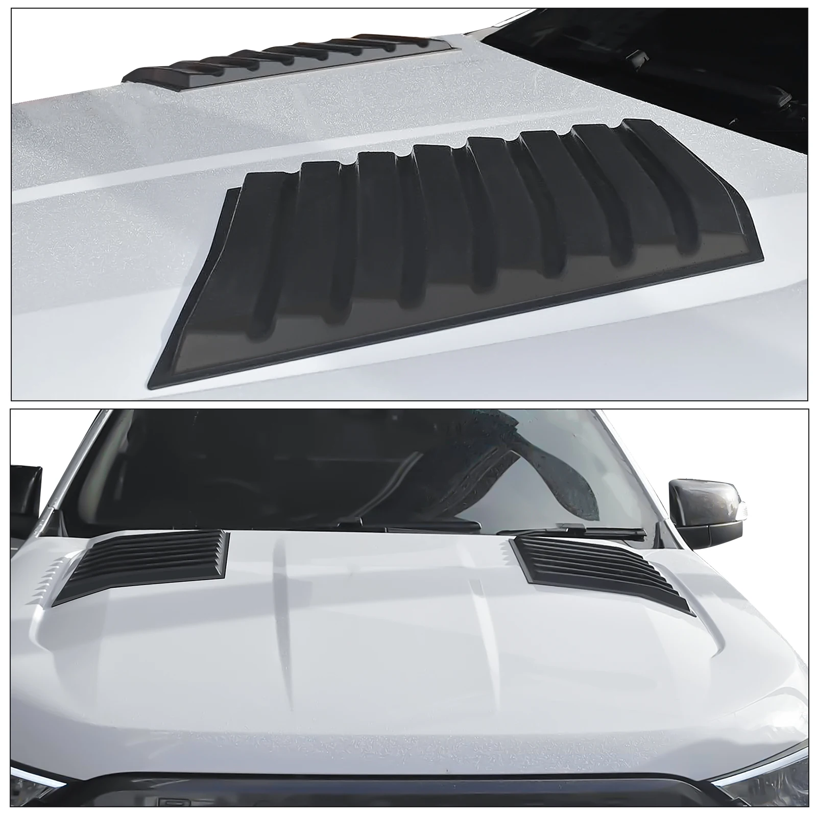 2 шт. накладка на крышку капота для Ford Ranger 2015-2022 Wildtrak XLT XLS XL T7 T8 MK2 MK3 Raptor Everest