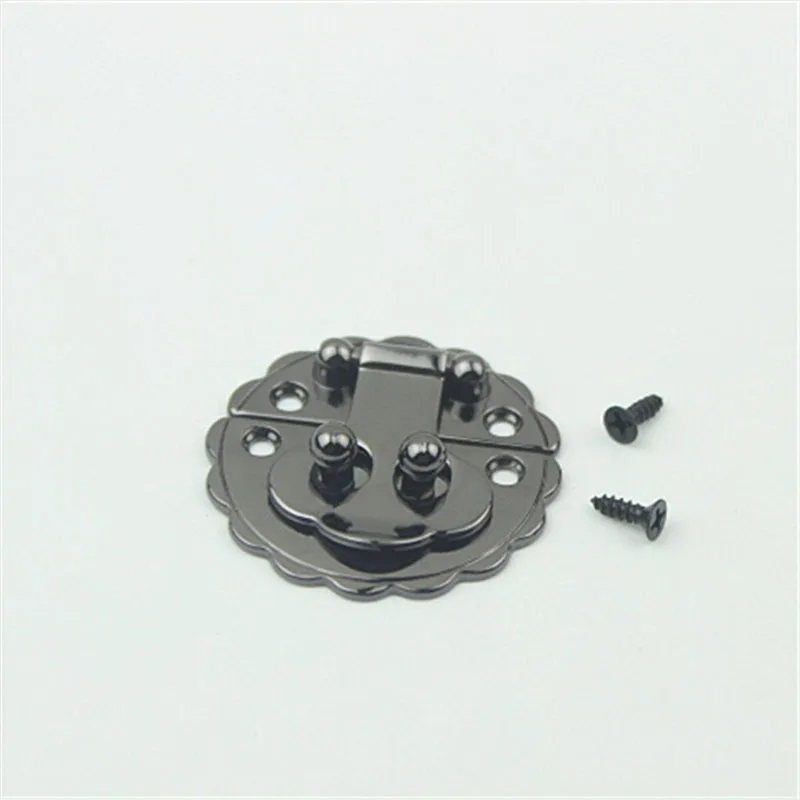 10Pcs Metal Handbag PadLock Snap Button Hasp Clasp Retro Gift Box Casting Lock Buckle DIY Luggage Replacement Accessories