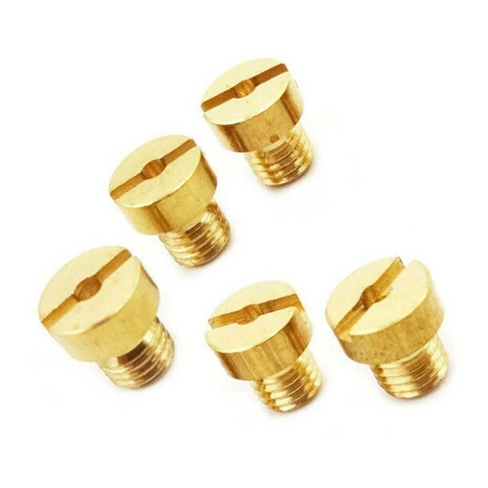 

5pcs/set 5mm Carburetor Jets #60 65 70 75 80 For Racing Carb 50 60 80cc Motorized Bicycle Accessories Bike Cyling Repair Tools