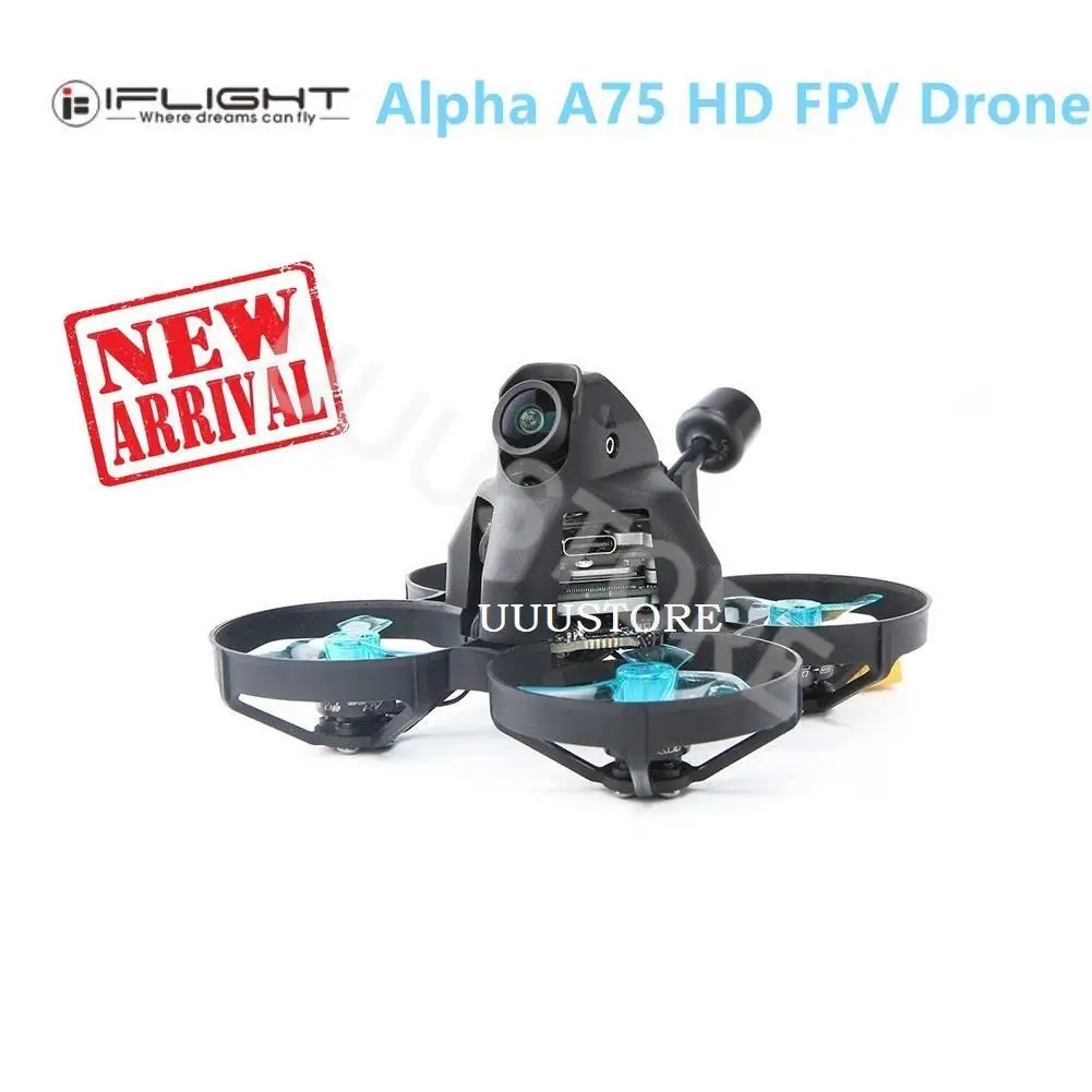 IFlight Alpha A75 HD 75 мм Whoop с Polar Nano Vista Digital HD System /SucceX-D 20A Whoop F4 AIO Board/XING 1103 8000KV motor