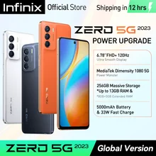 *World Premiere* infinix zero 5G 2023 smartphone 6.78” 120Hz 500 nits display 8/256GB Wi-Fi 6 50MP mobile phone Hi-res audio