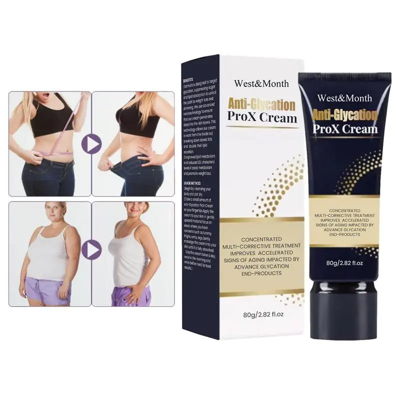 

Anti-Glycation Prox Cream BodyAnti-Cellulite Slim Cream Fat-Burning Cream For Stomach Thighs & Butt Tightening Slimming Cream