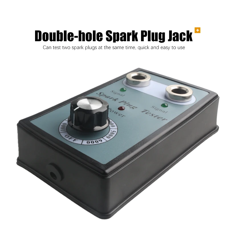Автомобильный тестер свечей зажигания с регулируемым детектором двойного