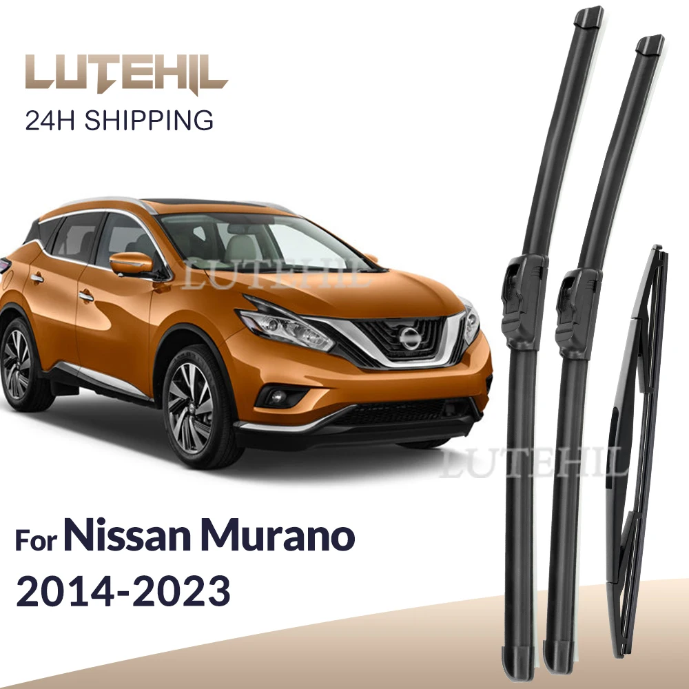 

Для Nissan Murano Z52 MK3 2014-2023 2015 2016 стеклоочиститель передние и задние щетки стеклоочистителя лобовое стекло щетки для окон 26 "+ 18" + 12"