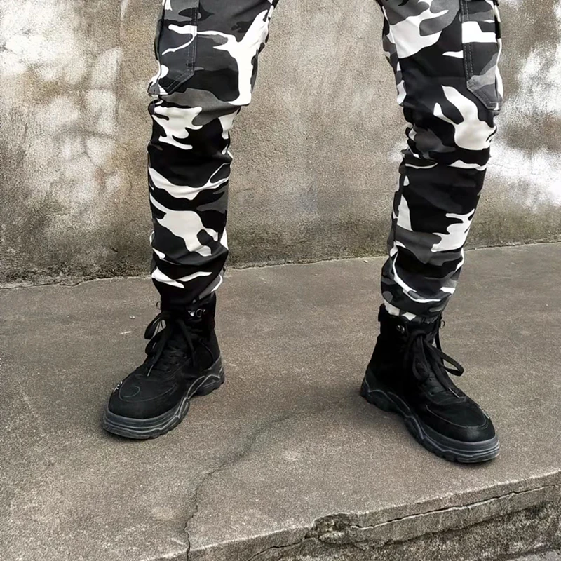 Cargo Pants Men Camouflage Military Joggers Pants Pure Cotton Multi-Pocket Male Jeans Pants Spring Autumn Jeans For Men