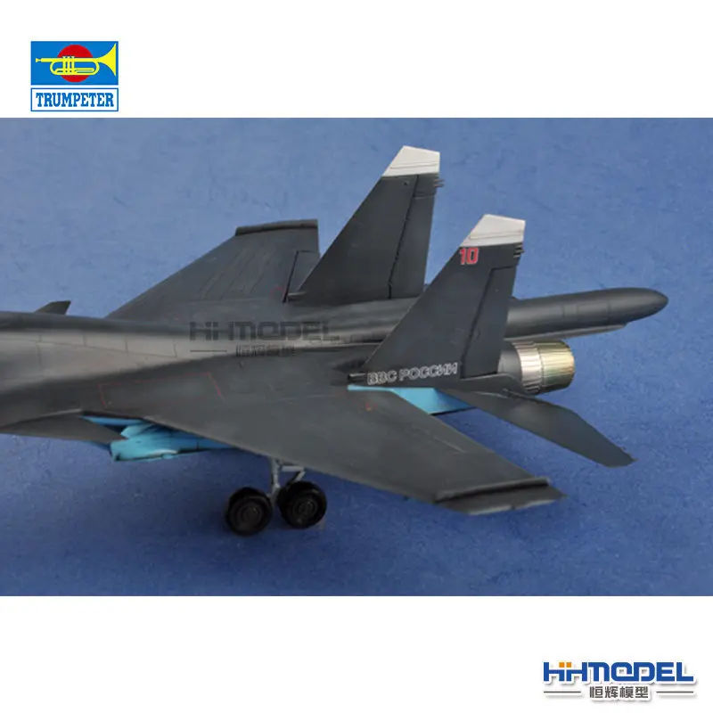 Фото Trumpeter 01652 1/72 Русский су-34 Fullback Fighter-Bomber в сборе, масштабная модель, комплект игрушек «сделай сам», для коллекции, подарок на день рождения №4