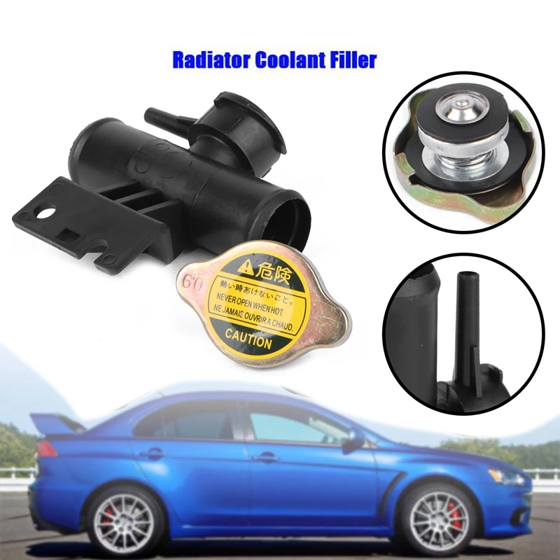 

Radiator Coolant Filler Neck With Cap For Mitsubishi Outlander II 2006-2012 Sport RVR ASX GA1W LANCER SPORTBACK 1350A043