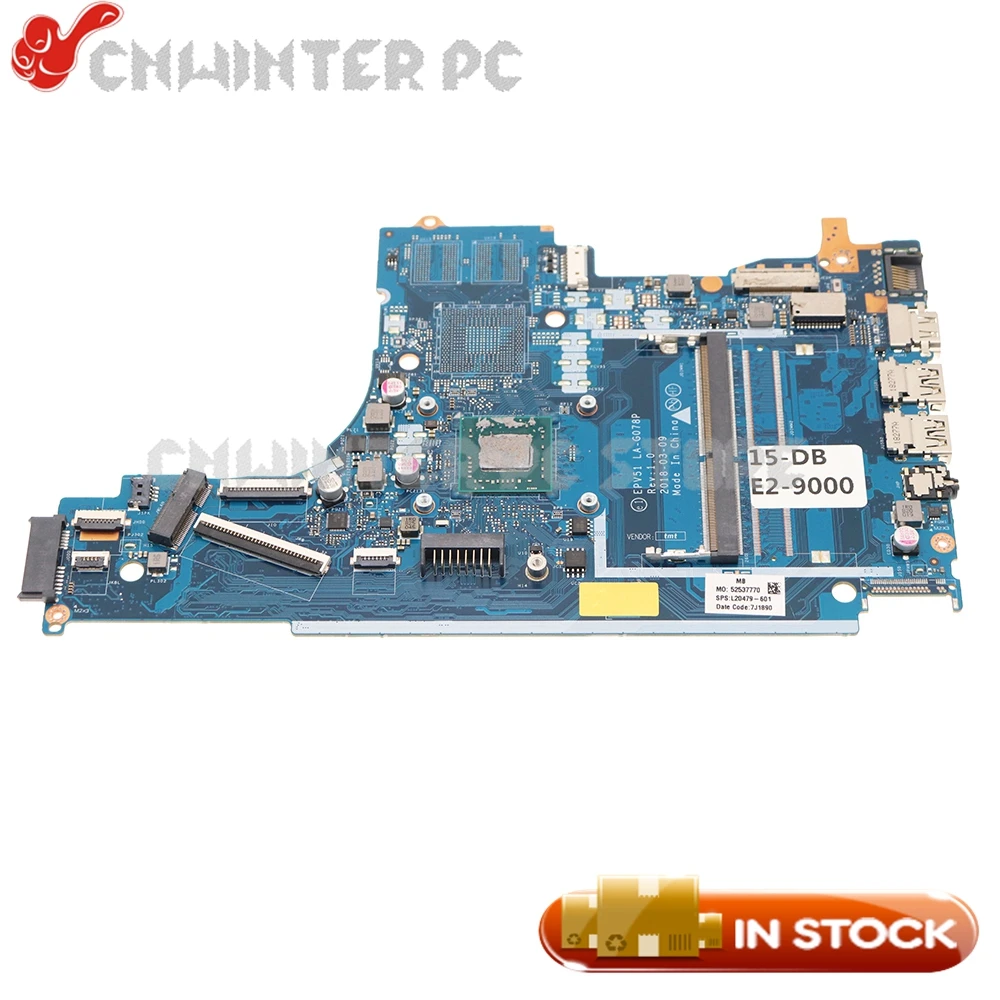 

NOKOTION L20479-601 L20479-501 L20479-001 для ноутбука HP 15-DB 15T-DB с процессором E2-9000E