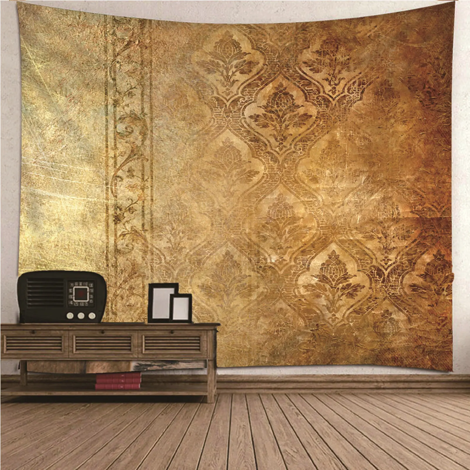 

3D Wall Decor Small Tapestry Rug Trippy Mandala Hippie Vintage Flower Pattern Wall Hanging Blanket Dorm Art Decor Covering