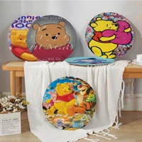 disney winnie the pooh nordic printing dining chair cushion circular decoration seat for office desk buttocks pad