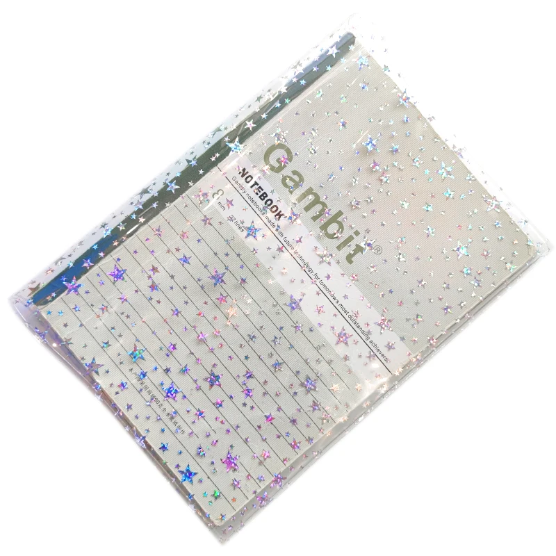 

Ultra Transparent Starry Sky Styles PVC Synthetic Leather Fabric Sheet, for DIY christmas upholstery/notebook covers materials